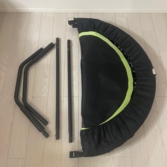 トランポリン　手すり付きの画像