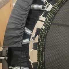 トランポリン　手すり付きの画像