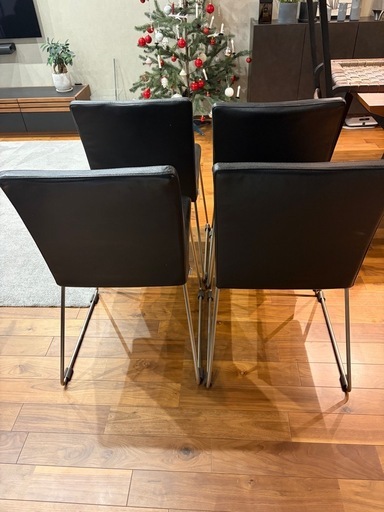 格安 BoConcept ボーコンセプト 本革チェア Mariposa チェア 黒レザー4