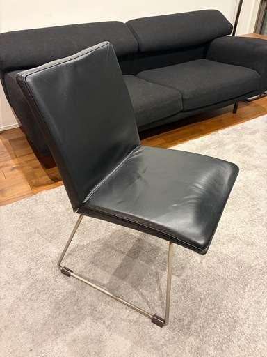 格安　BoConcept ボーコンセプト 本革チェア　
Mariposa チェア　黒レザー4脚セット