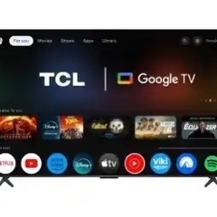 TCL 超大型！75インチ液晶テレビ GoogleTV搭載 4K 2025年製モデルの画像