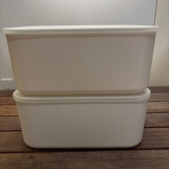 無印良品やわらかポリエチレンケース中 2個セットの画像