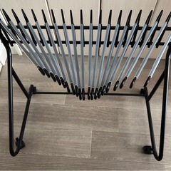 山善　スラックスハンガー 20本掛け キャスター付き　パンツラック
の画像