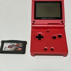 動作確認済 ゲームボーイアドバンスSP シャア専用カラーの画像