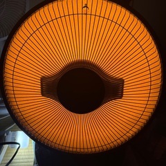 TEKNOS PH-803（BK）放線ハロゲンヒーターフロア  スタンディングブラック800W、400Wの画像