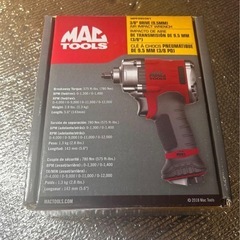 【新品未使用品】MAC TOOLS 3/8" エアインパクトレンチ 780Nmの画像