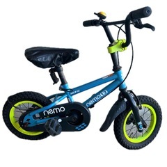 キッズ自転車　補助輪つき　13インチ自転車　泥除けありの画像