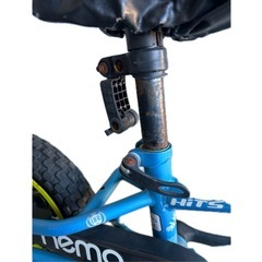 キッズ自転車　補助輪つき　13インチ自転車　泥除けありの画像