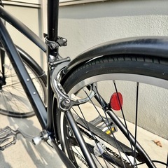 【走行距離短いです！
】クロスバイク ブラック 27型 外装7段変速の画像