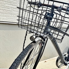 【走行距離短いです！
】クロスバイク ブラック 27型 外装7段変速の画像