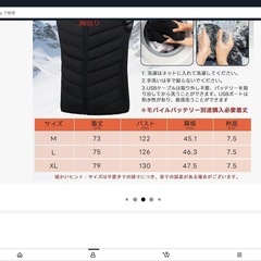 電熱ベストの画像