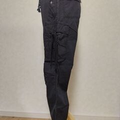 パンツ　ユニクロ　レディース　ブラック①の画像