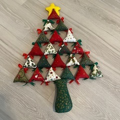 クリスマスツリー（壁掛け）の画像