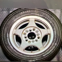 マルチスポーク12in 145/80R12 バリ溝 引き渡し の画像