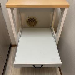 レンジ台　キャスター付きラックの画像
