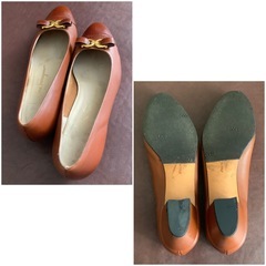 サルバトーレフェラガモ【23.5㎝位】パンプス☆クリーニングお手入れ済6343の画像