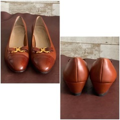 サルバトーレフェラガモ【23.5㎝位】パンプス☆クリーニングお手入れ済6343の画像