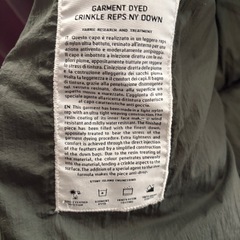 stone islandダウン　緑の画像