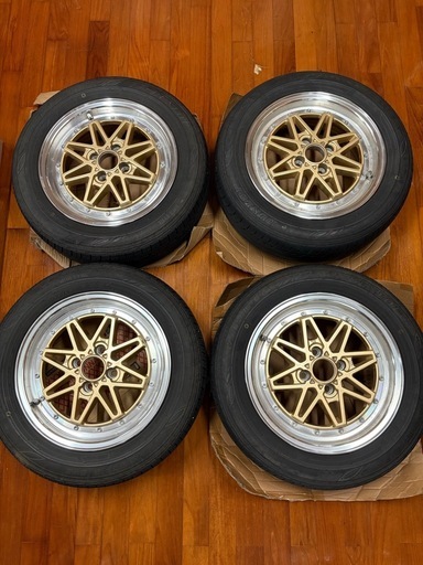 最終値下‼︎15インチ旧車風ホイール4本セット 5.5J