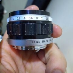 優良品 pen f 用 TTLナンバー付き F.Zuiko Auto-S F1.8 38mm ＊分解清掃済の画像