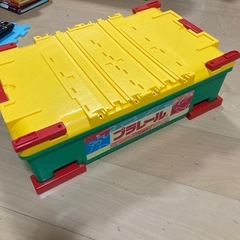 プラレール  おもちゃ箱　プラレール入れの画像
