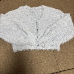 ラメフェザーニットカーディガン　カーディガン　GRL gf63の画像