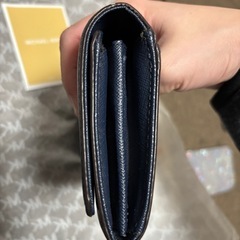 マイケルコース　長財布　ネイビーの画像