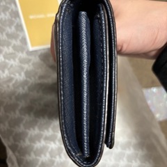 マイケルコース　長財布　ネイビーの画像