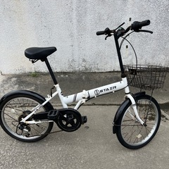 ２０インチ折りたたみ自転車の画像
