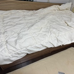 シングルベッド　、マットレス、掛布団、敷布団4点セットの画像