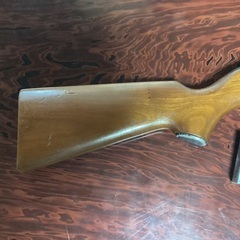 昭和レトロ　バネ式射的銃　つづみ弾付きの画像