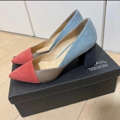 バイカラー　パンプス　ヒール　レディース　高島屋
の画像