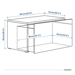 IKEAベンチおもちゃ収納の画像