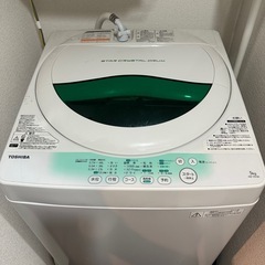 TOSHIBA 5kg 洗濯機の画像