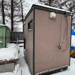 仮設トイレ　大小別　くみ取り式の画像