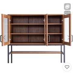 食器棚　組み立て済みの画像