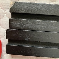 木製電車のオモチャセットの画像