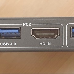ほぼ新品　HDMI　KVM切替器　USB3.0　4K@60Hz解像度の画像