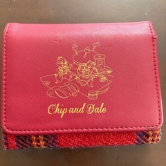 ハリスツイード　チップとデール　財布の画像