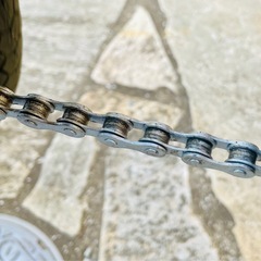 2万円支払済新品のチェーンに交換済み ヤマハPasBaby 電動アシスト自転車の画像