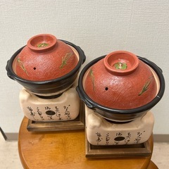 ひとり土鍋鍋2セット　20個まで希望個数対応可の画像