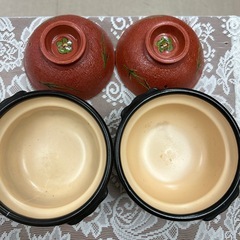 ひとり土鍋鍋2セット　20個まで希望個数対応可の画像