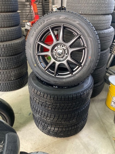 未使用新品 2025年製 スタッドレス＋ホイール 4本セット 185/60R16 ヨコハマ iG60