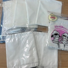 マスク　白　安倍のマスク　ホワイト　布　5枚の画像