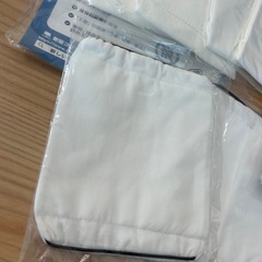 マスク　白　安倍のマスク　ホワイト　布　5枚の画像