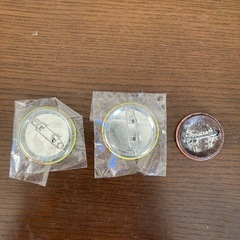 缶バッチ　3つの画像