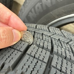 アルファード　スタッドレス　ナンカンAW-1 ホイールセット2023年製の画像