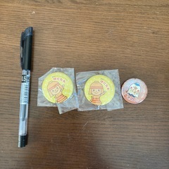 缶バッチ　3つの画像