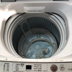 アクア　AQW-GS7OJ 洗濯機7.0kg 2020年製の画像