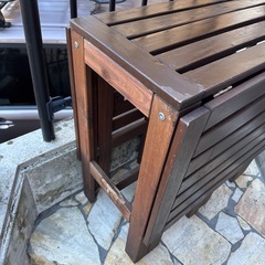 IKEA アウトドア　おりたたみテーブル
の画像